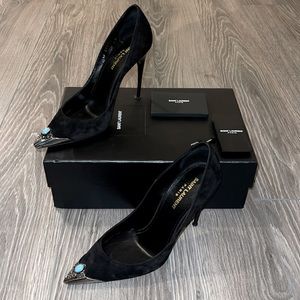 Saint Laurent cachemire zoe 105 pumps 8 1/2